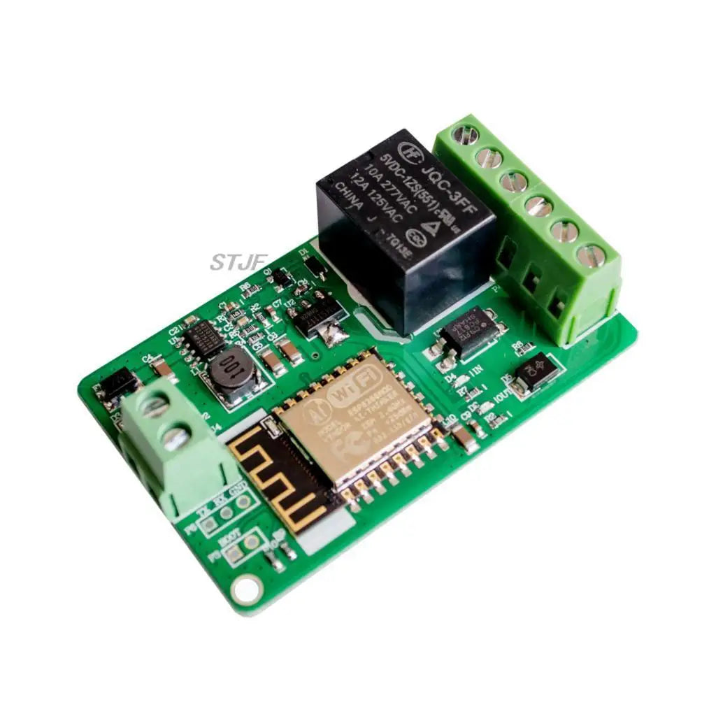 Custom New Arrival  Green ESP8266 10A 220V Network Relay WIFI Module Input DC 7V~30V Modules