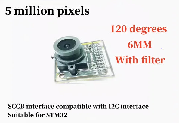 Custom OV5640 camera module 5 million pixel JPEG output suitable for FPGA development board