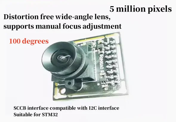 Custom OV5640 camera module 5 million pixel JPEG output suitable for FPGA development board