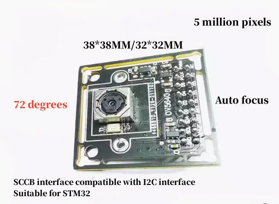 Custom OV5640 camera module 5 million pixel JPEG output suitable for FPGA development board