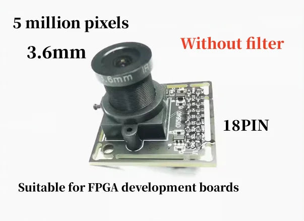 Custom OV5640 camera module 5 million pixel JPEG output suitable for FPGA development board