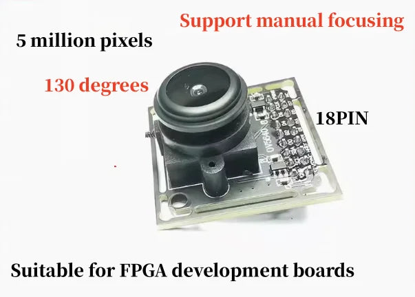 Custom OV5640 camera module 5 million pixel JPEG output suitable for FPGA development board