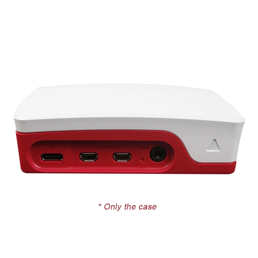 Official Raspberry Pi 4 Model B 4b red-white ABS protective case easy to install Raspberry Pi 4B LT-4BA13 customize