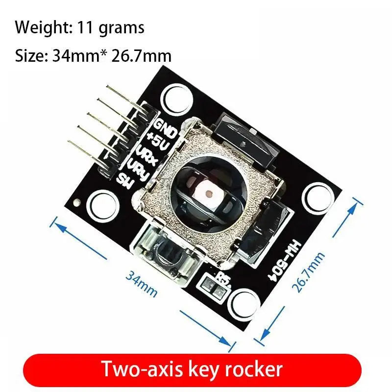 Custom Original Dual Axis Key Rocker PS2 Game Rocker Lever Sensor JoyStick Electronic Building Block HOT