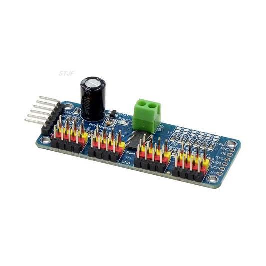 Custom PCA9685PW 16 Channel 12-bit PWM/Servo Driver-I2C interface PCA9685 module    pi shield module servo shield