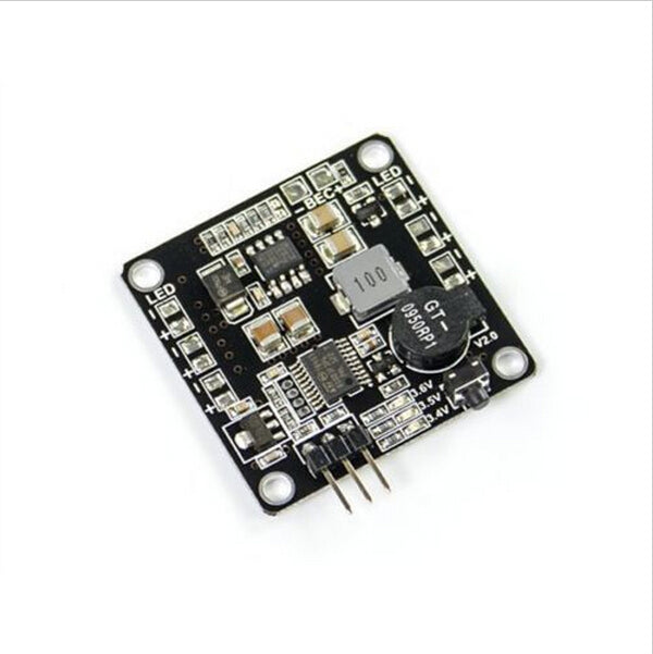 PDB Power Distribution Board BEC-5V/12V 3A &amp;Signal Loss Alarm Quadcopter Finder with 2-6S Lipo Low Voltage Buzzer F16891 customize