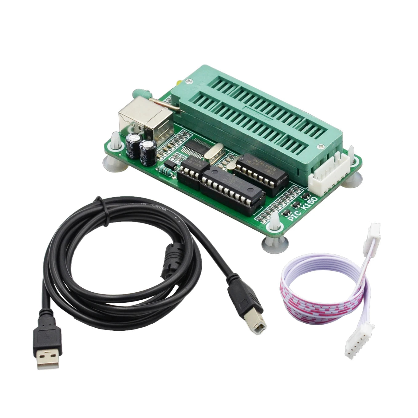 Custom  PIC K150 ICSP Programmer USB Automatic Programming Develop Microcontroller +USB ICSP cable