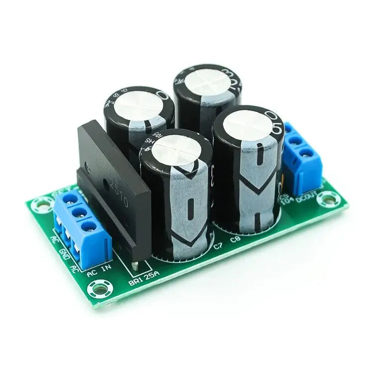 Custom PW28 Dual Power Filter Power Amplifier Board Rectifier High Current 25A Flat Bridge Unregulated Power Supply Board DIY