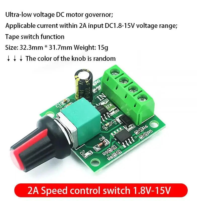 Custom PWM DC Motor Governor 2A 3A 5A 10A Speed Control Switch Function 1803BK 1203BK