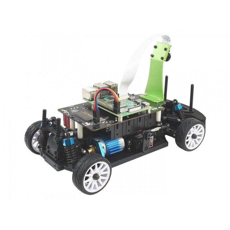 Pi Racer Pro AI Kit/Acce , High Speed AI Racing Robot Powered by Raspberry Pi 4, Supports DonkeyCar Project, Pro Version customize