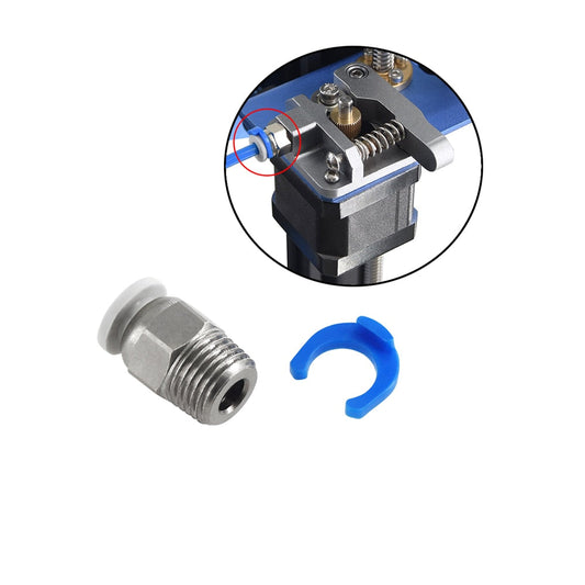 Pneumatic Fittings Connector Straight Air 3D Printer Copper For Ender 3 MK8 CR10 Extruder PC4-01 Perforated Pneumatic Connector customize