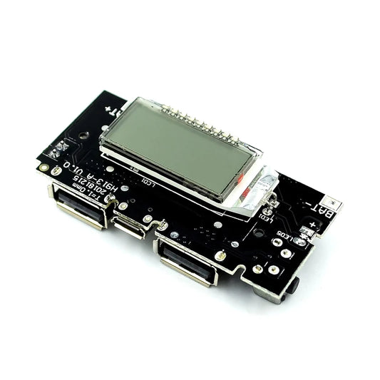 Custom Power bank module mobile power boost DIY 18650 lithium battery digital display dual USB output charging board motherboard