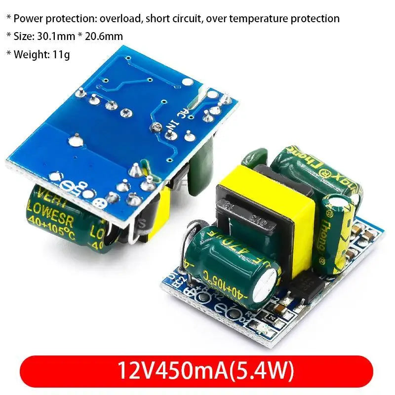 Custom Precision 5V700mA (3.5W)/12V2A disconnector power supply/ACDC step-down module 220 to 5V