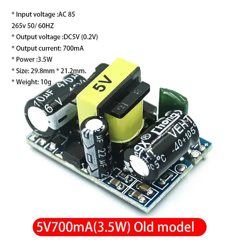 Custom Precision 5V700mA (3.5W)/12V2A disconnector power supply/ACDC step-down module 220 to 5V