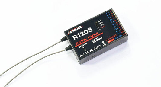 R12DS 12CH 12 Channel Receiver 2.4Ghz For AT10 Transmitter Aircraft Aerial Photography Device F04939 customize