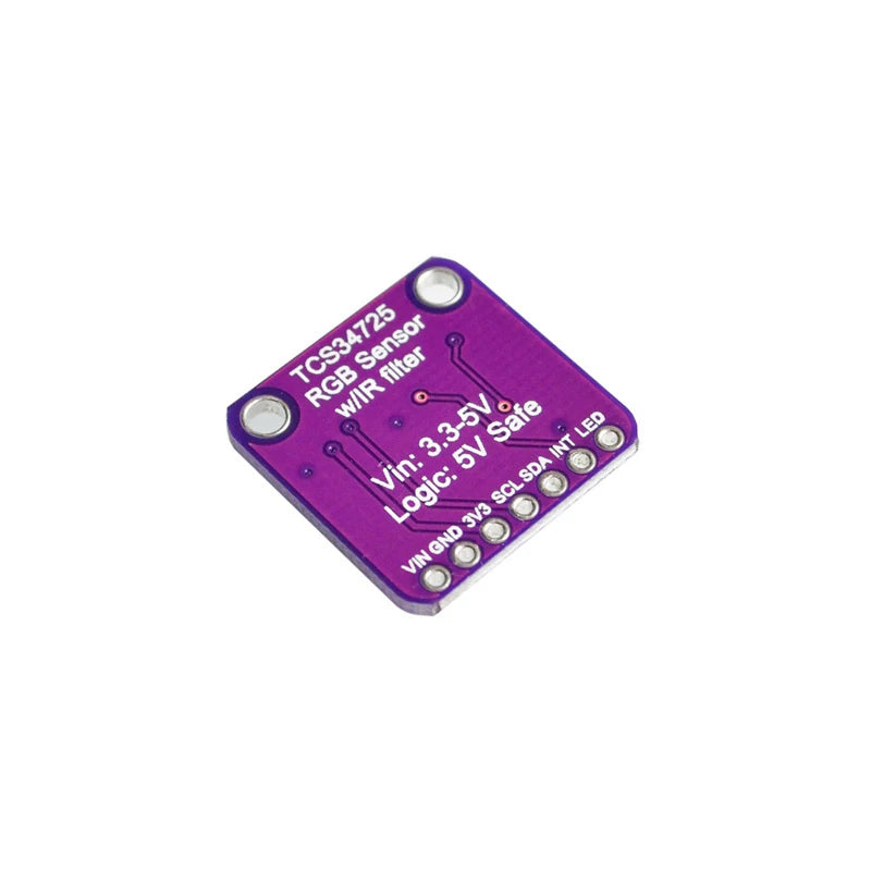 Custom Color Sensor TCS34725 with IR Filter and White LED for Arduino ...