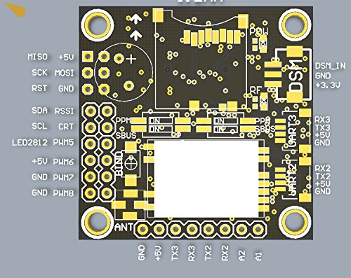 RacerCube SP Racing F3 EVO Flight Controller Integrated 4in1 ESC PDB MWOSD Frsky 8CH PPM SBUS Receiver F19759 customize