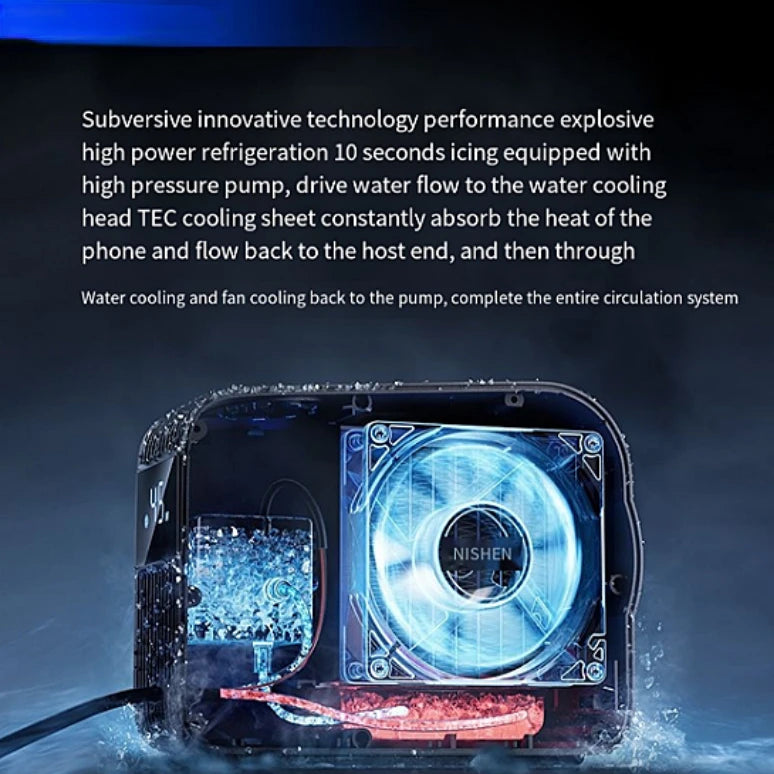 Radiator Magnet Wireless Charger 5 seconds Fast Cooling Cooling Charging Usb Rechargeable customize