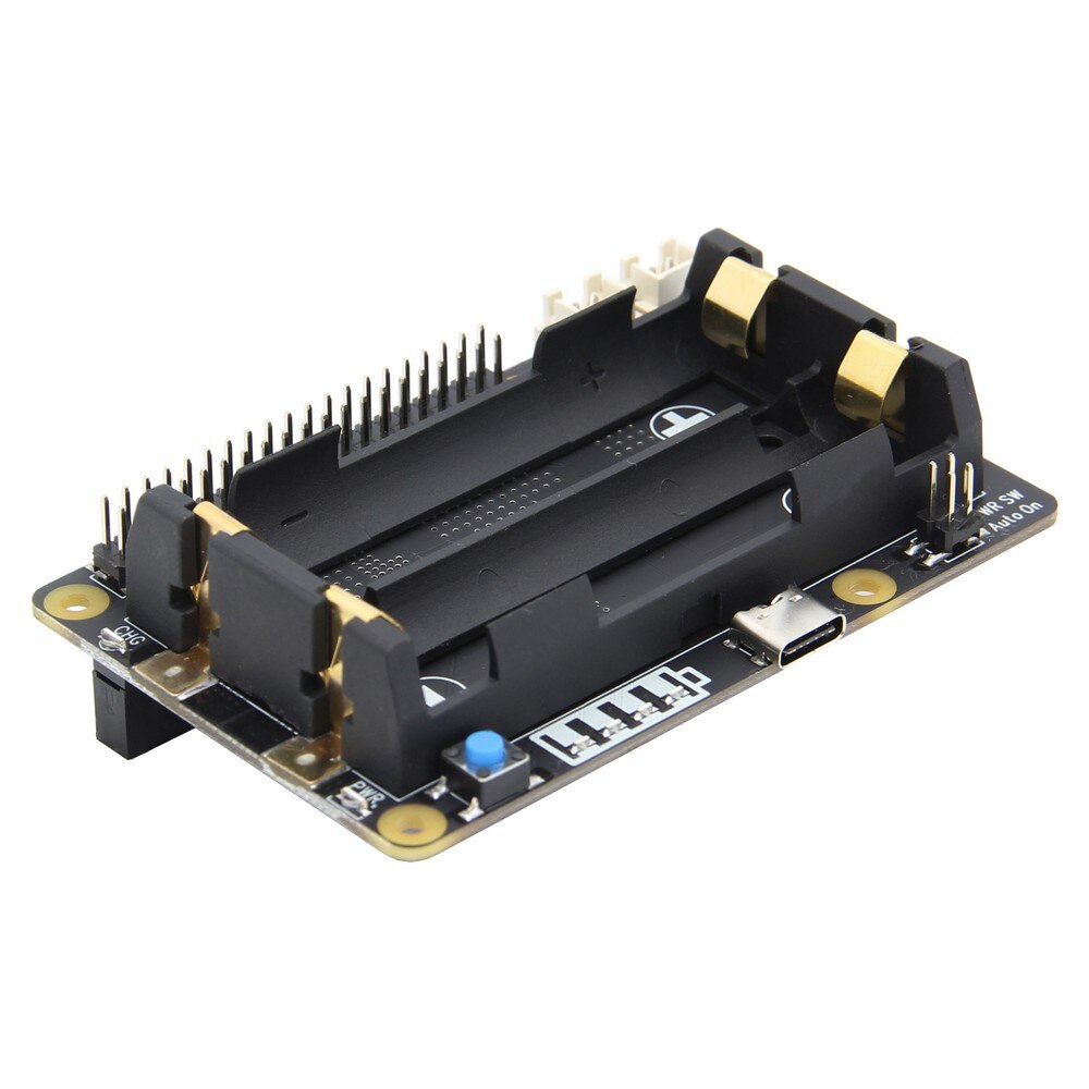 Raspberry Pi 18650 UPS HAT，X706 V1.1 Shield/Expansion Board supports Auto Power On for Raspberry Pi 4 model B/3B+/3B customize