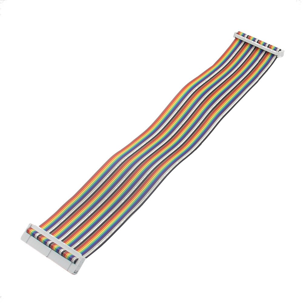 Raspberry Pi 3 B+ GPIO 40P Rainbow Ribbon Cable Compatible w/ Raspberry Pi 3 Model B+ Plus, 3B, 2B & B+ customize