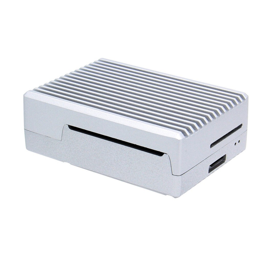 Raspberry Pi 4 Aluminum Alloy Passive Cooling Heat Dissipation Enclosure Metal Case for Raspberry Pi 4 Model B Only customize