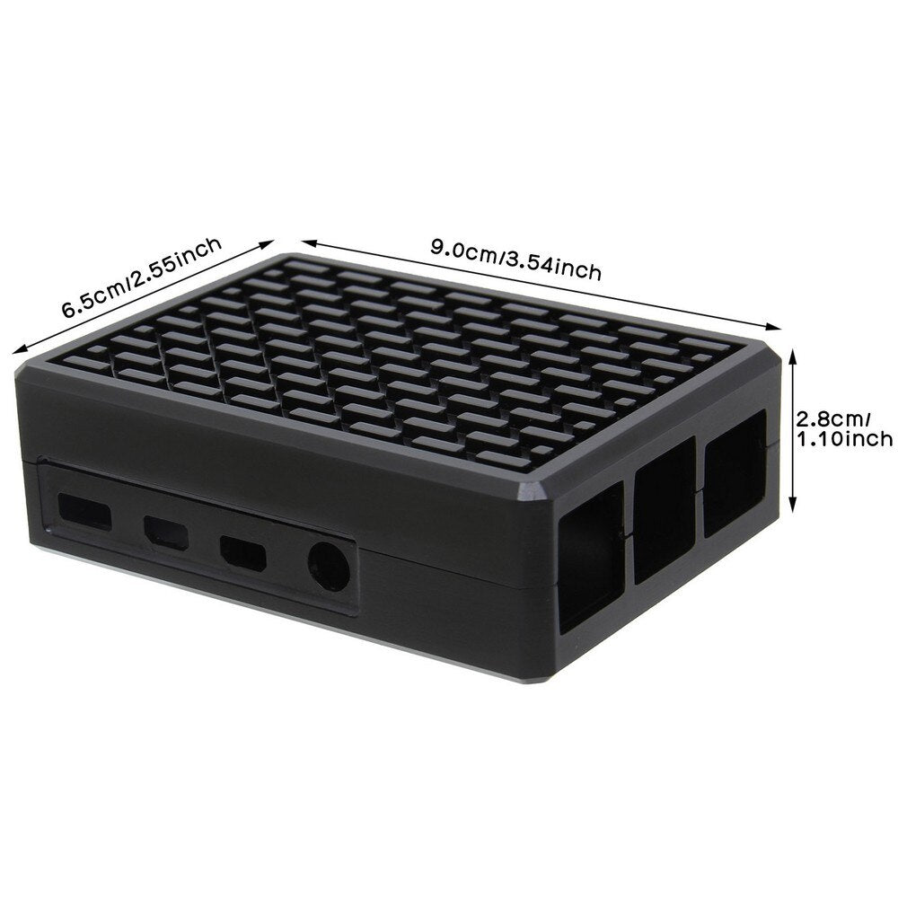 Raspberry Pi 4 Case, Aluminum Alloy Metal Case for Raspberry Pi 4 Model B Only customize