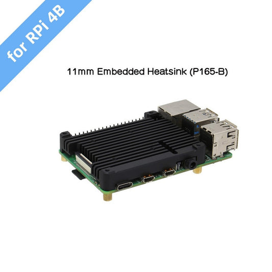 Raspberry Pi 4 Heatsink Radiator,P165-B for Raspberry Pi 4 Model B & Pi 4 Expansion Board Support POE Board customize