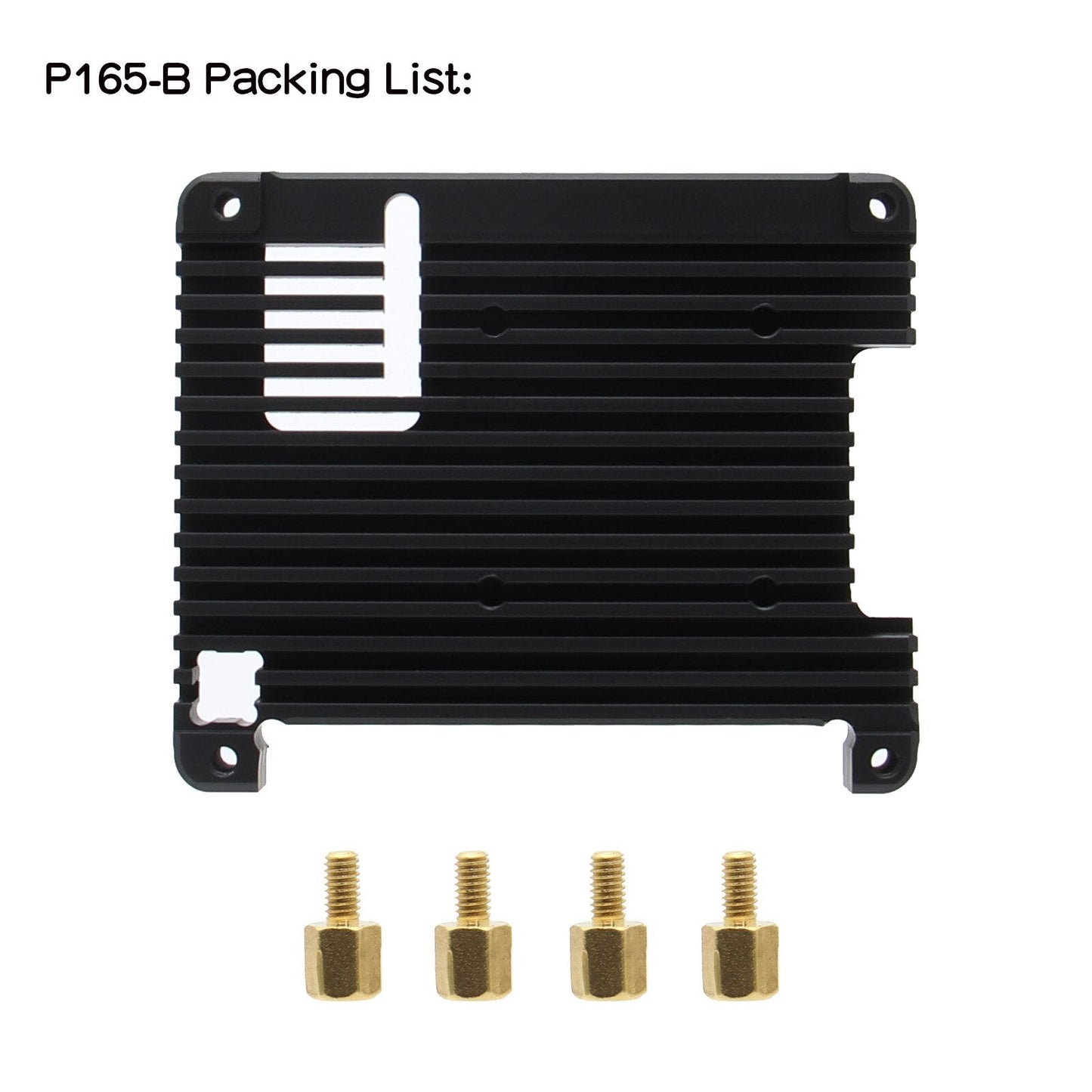 Raspberry Pi 4 Heatsink Radiator,P165-B for Raspberry Pi 4 Model B & Pi 4 Expansion Board Support POE Board customize