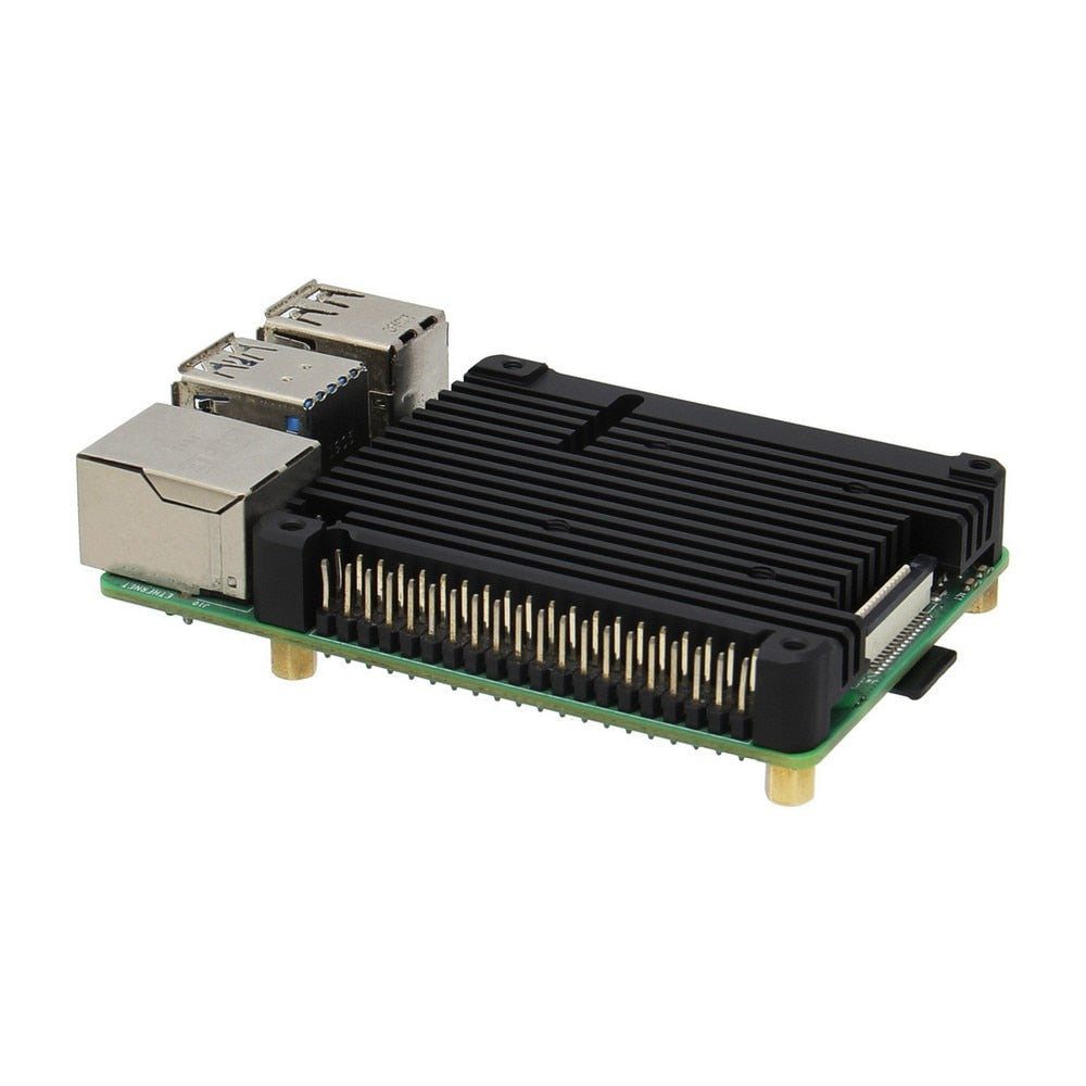 Raspberry Pi 4 Heatsink Radiator,P165-B for Raspberry Pi 4 Model B & Pi 4 Expansion Board Support POE Board customize