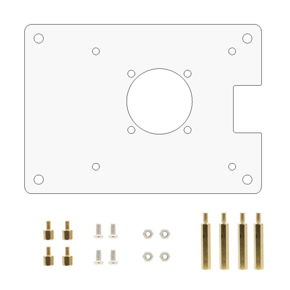 Raspberry Pi 4 Model B 1-5layers Transparent Acrylic Case Protective Shell for Raspberry Pi 3 Model B+(plus) / 3B / 2B / B+ customize