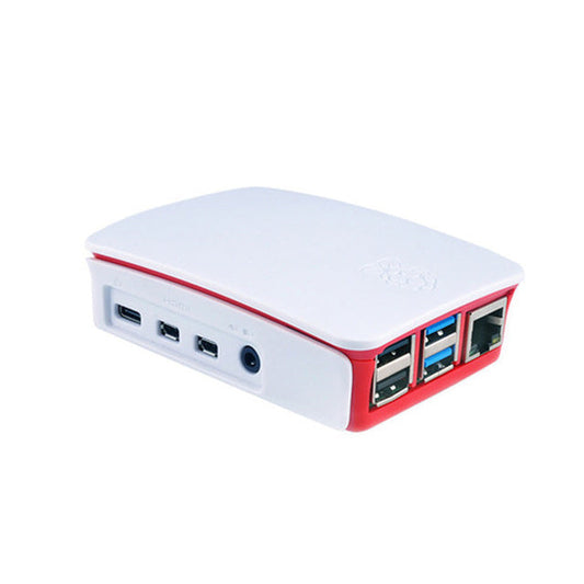 Official Raspberry Pi 4 Model B 4b red-white ABS protective case easy to install Raspberry Pi 4B LT-4BA13 customize