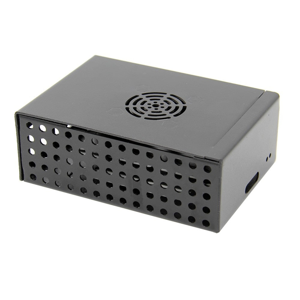 Raspberry Pi 4 Model B Protective Box, Raspberry Pi 4 Metal Case with Cooling Fan and 3PCS Aluminum Heatsinks for Raspberry Pi 4 customize