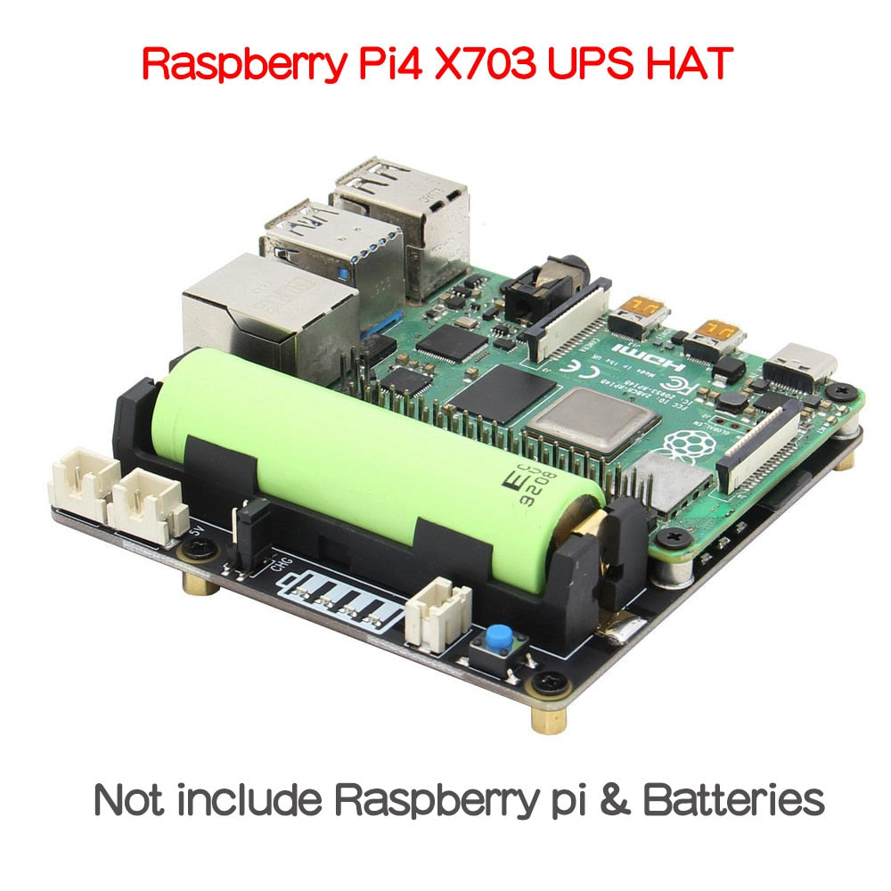 Raspberry Pi 4 model B 18650 UPS HAT，X703 V1.2 Shield/Expansion Board customize