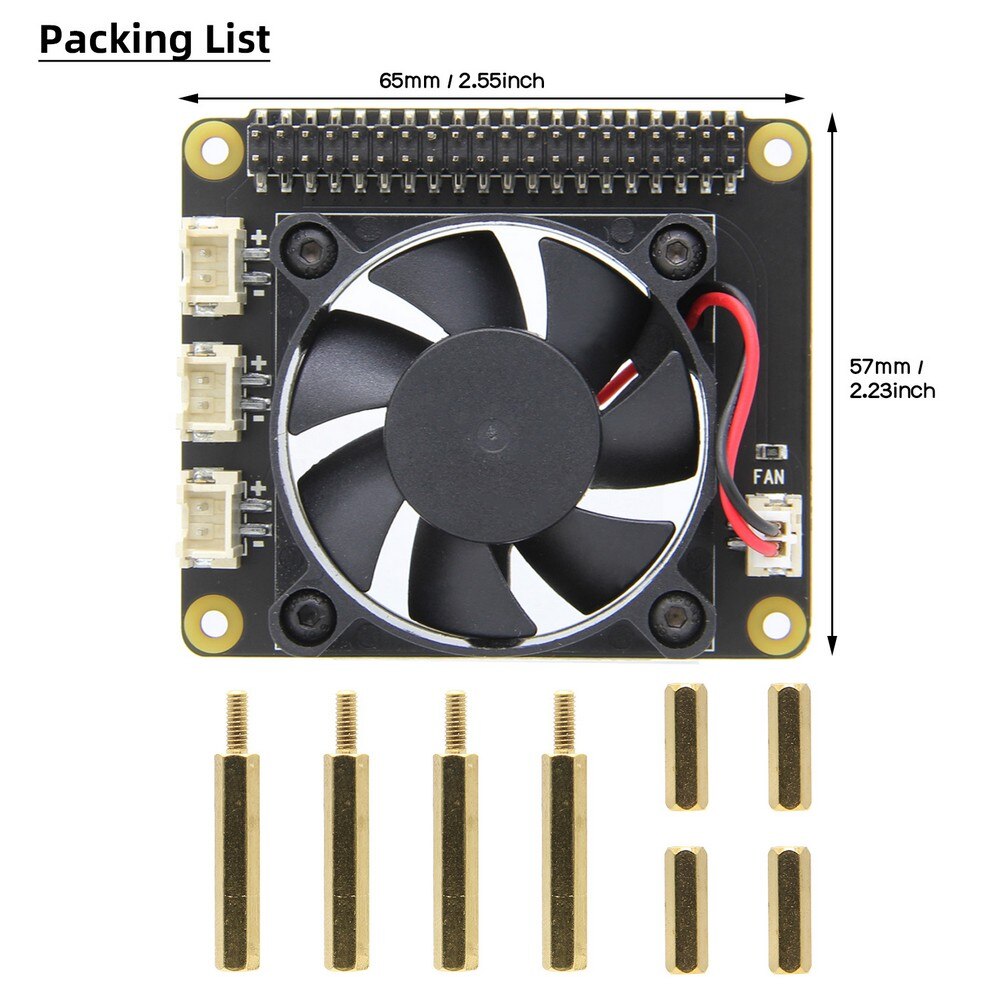 Raspberry Pi 4B/3B+/3B X728 V2.1 UPS HAT& Power Management Board with AC Power Loss Detection, Auto On & Safe Shutdown Function customize