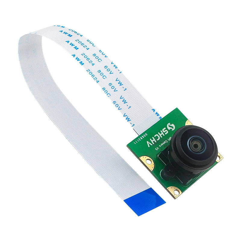 Custom Pi 5 8MP Camera IMX219 Sensor 77° 130° 200° FOV Fisheye MINI CSI Interface with 15cm FFC for RPI 5 Pi5