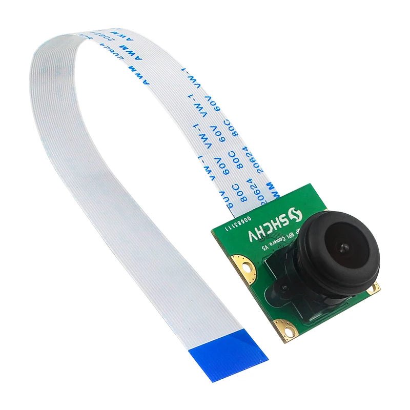 Custom Pi 5 8MP Camera IMX219 Sensor 77° 130° 200° FOV Fisheye MINI CSI Interface with 15cm FFC for RPI 5 Pi5