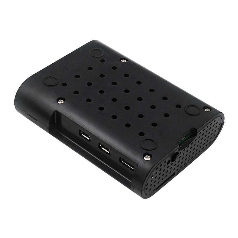 Custom Pi 5 ABS Case Plastic Shell Optional Aluminum Heatsink Speed Adjustable PWN Cooling Fan for     Pi 5 Pi5