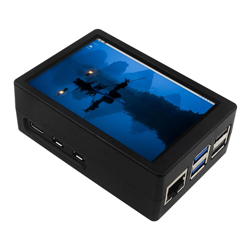 Custom Pi 5 ABS Case Protective Shell Plastic Case for     Pi 5 Optional Black Sliver Colors