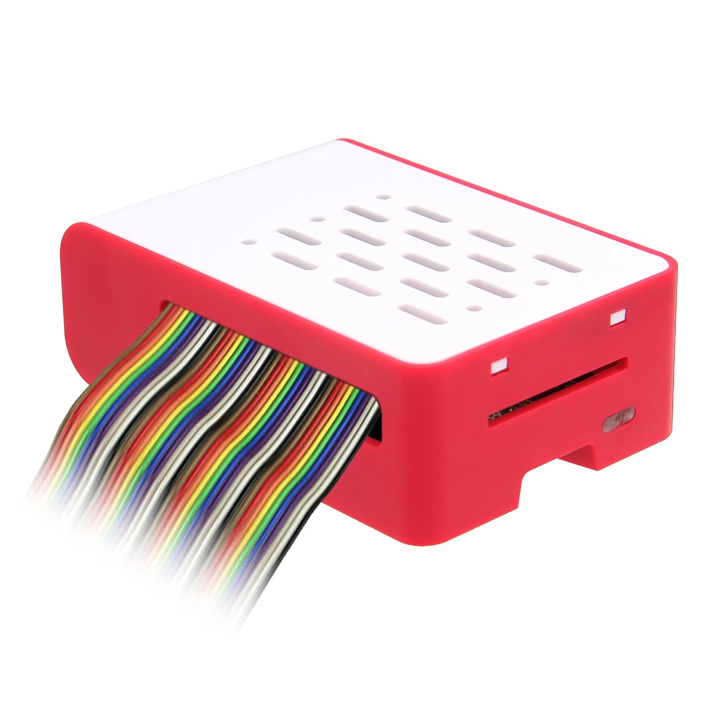 Custom Pi 5 ABS Case Support Active Cooler & X1003 PCIe to M.2 NVMe Shield