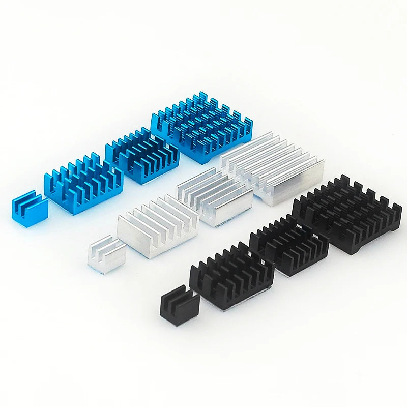 Custom Pi 5 Aluminum Heatsink Passive Cooling Customized CPU Cooler Radiator Black Blue Gray  for RPi 5 Pi5