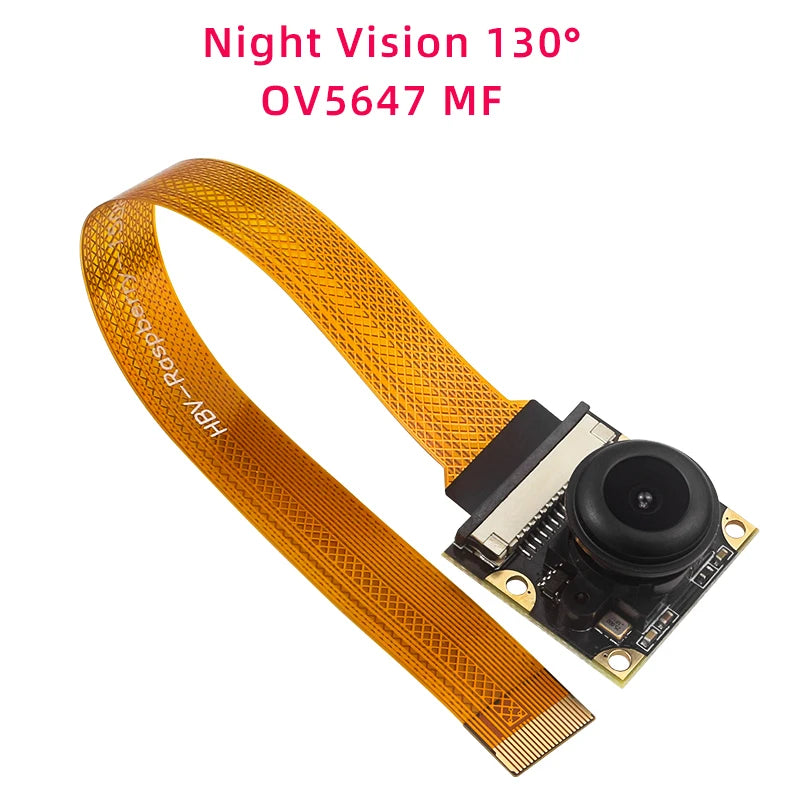 Custom Pi 5 Camera 5MP 1080P Optional Night Vision Wide Angle IR-CUT FF AF Cameras for RPI 5 Pi5 Zero