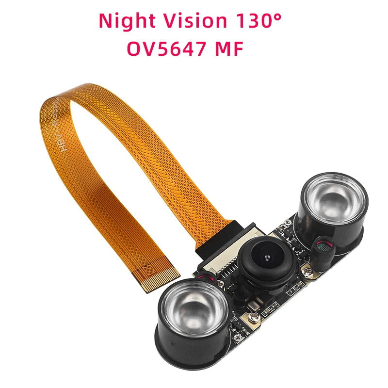 Custom Pi 5 Camera 5MP 1080P Optional Night Vision Wide Angle IR-CUT FF AF Cameras for RPI 5 Pi5 Zero