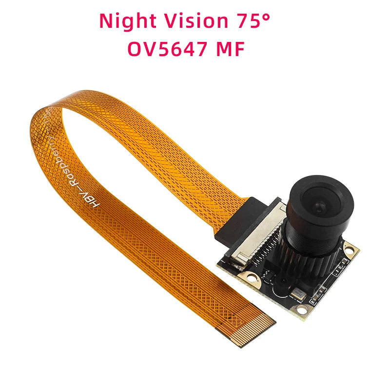 Custom Pi 5 Camera 5MP 1080P Optional Night Vision Wide Angle IR-CUT FF AF Cameras for RPI 5 Pi5 Zero
