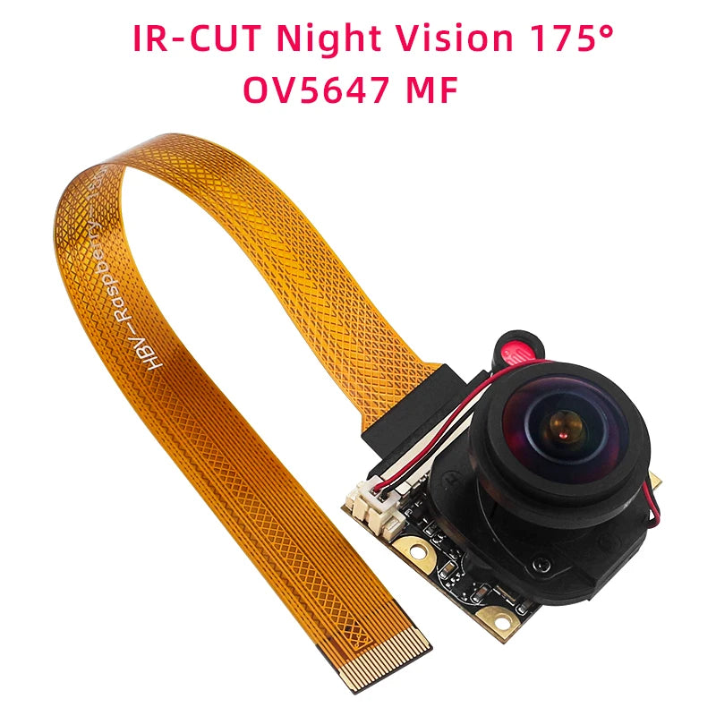 Custom Pi 5 Camera 5MP 1080P Optional Night Vision Wide Angle IR-CUT FF AF Cameras for RPI 5 Pi5 Zero