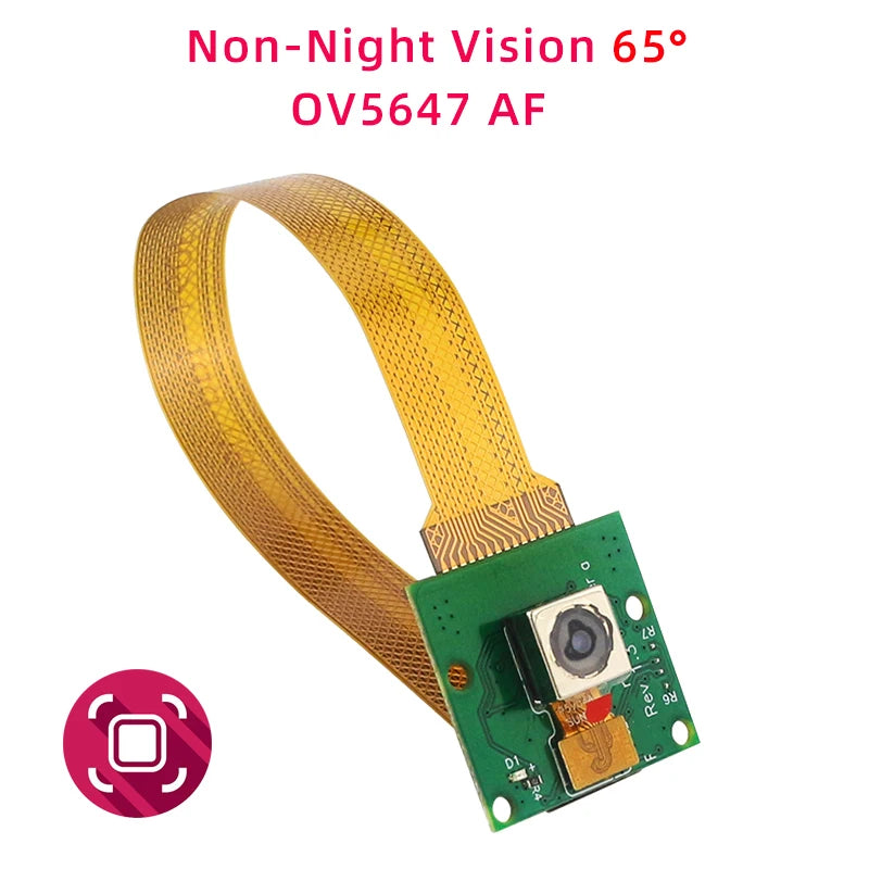 Custom Pi 5 Camera 5MP 1080P Optional Night Vision Wide Angle IR-CUT FF AF Cameras for RPI 5 Pi5 Zero