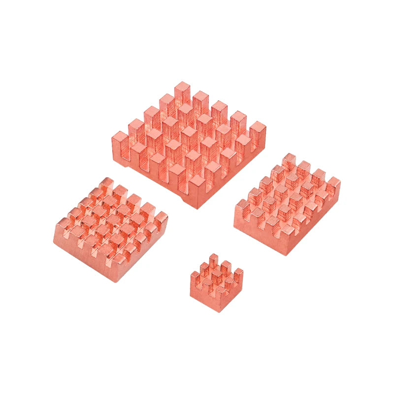 Custom Pi 5 Copper Heatsink Metal Radiator Passive Cooling Pad Cooler for RPI 5 Pi5