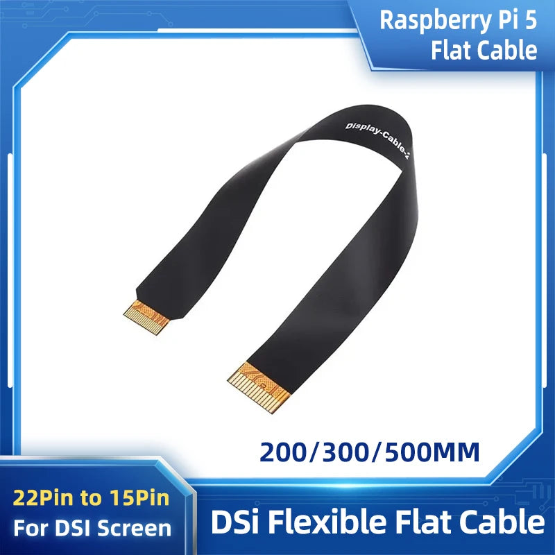 Custom Pi 5 DSi Flexible Flat Cable Connecting Line FPC 22pin to 15pin for DSI Display Screen