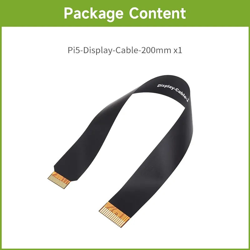 Custom Pi 5 DSi Flexible Flat Cable Connecting Line FPC 22pin to 15pin for DSI Display Screen
