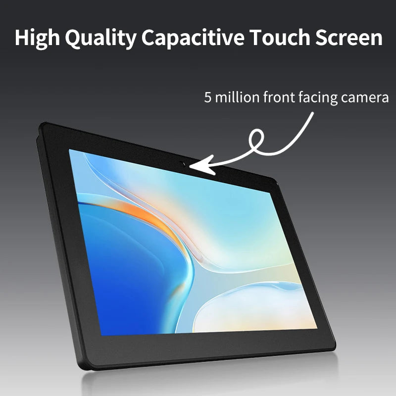 Custom Pi 5 Industrial Touch Display 10.1 Inch 1280x800 IPS 10-Point Touch Aluminum Case Supports Dual 4K HDMI-compatible