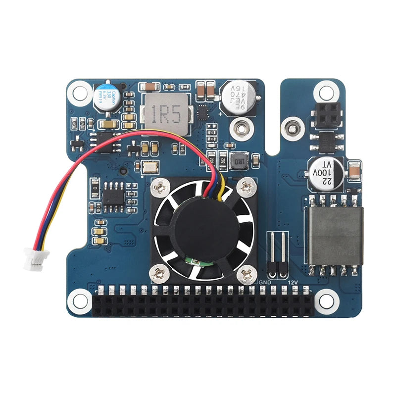 Custom Pi 5 PCIe to M.2 Adapter with PoE Support NVMe Protocol M.2 Solid State Drive 802.3af/At Network Standard Pi 5 PoE HAT